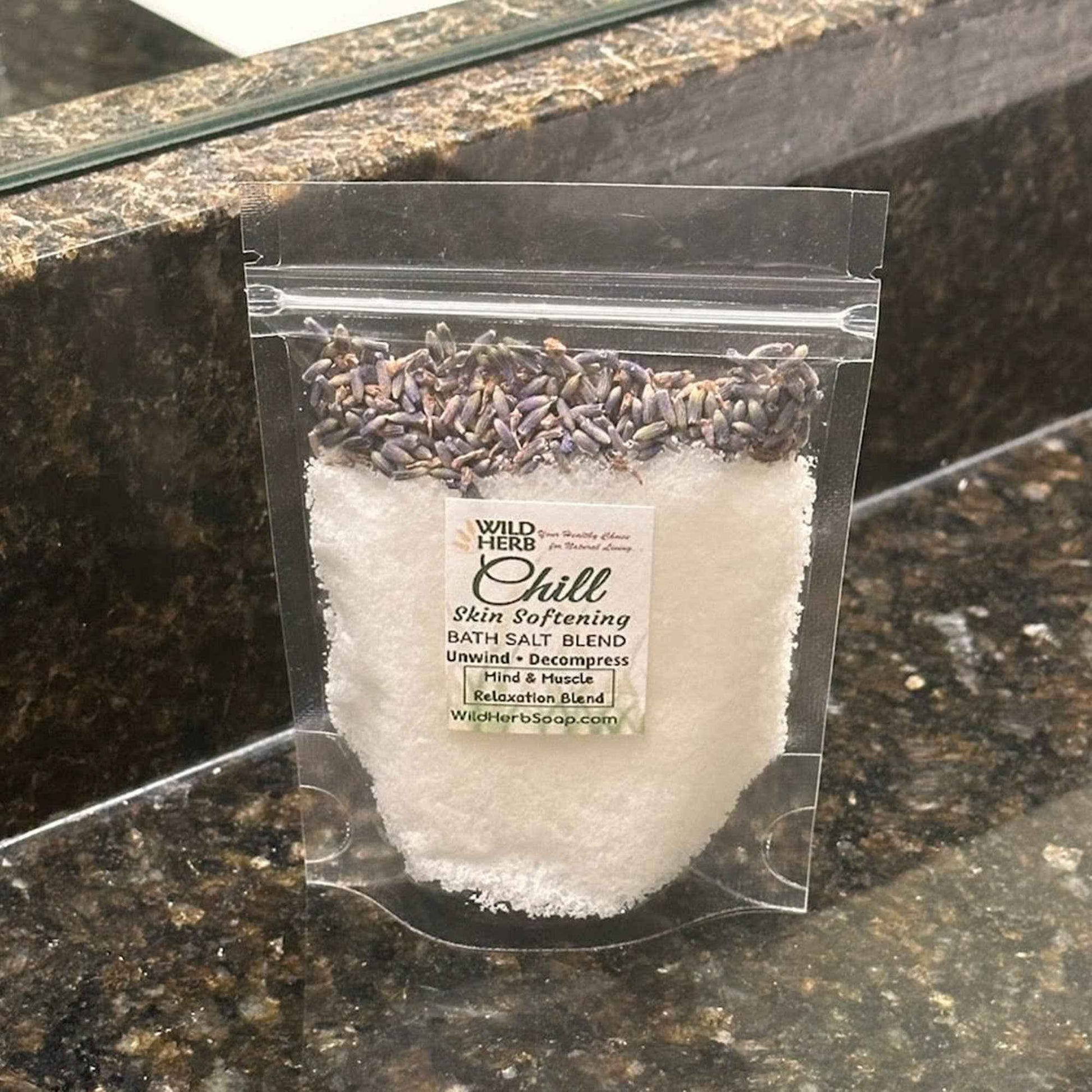 Bath Salts Soak Essential Oils Epsom Sea Salt Skin Softening: Comfort