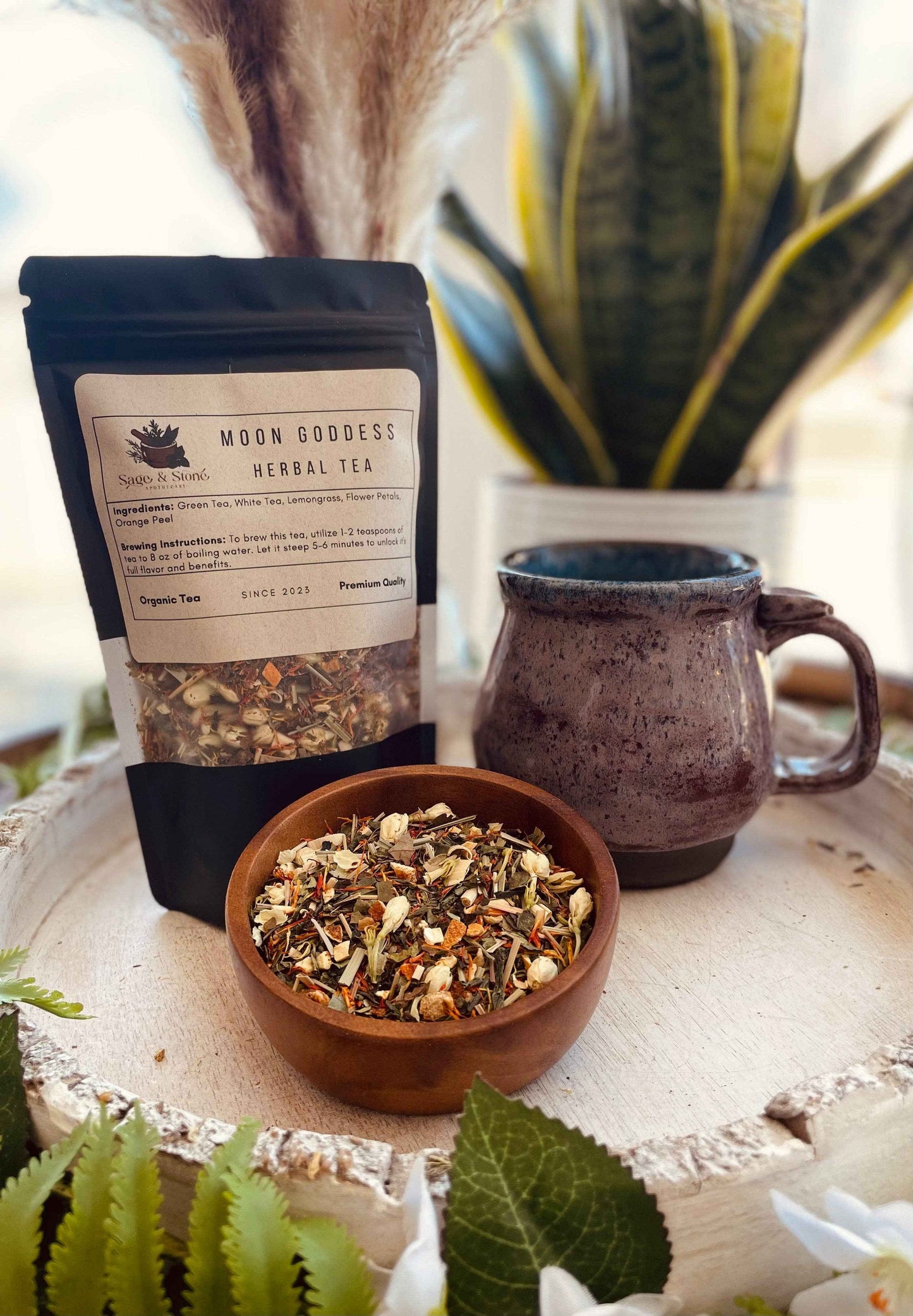 Sage & Stone Apothecary - Moon Goddess Herbal Tea: 1.5oz