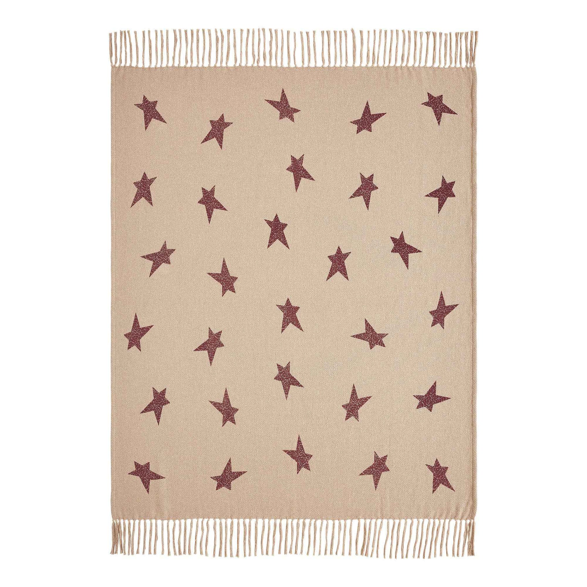 Gable Primitive Star Woven Throw 50x60