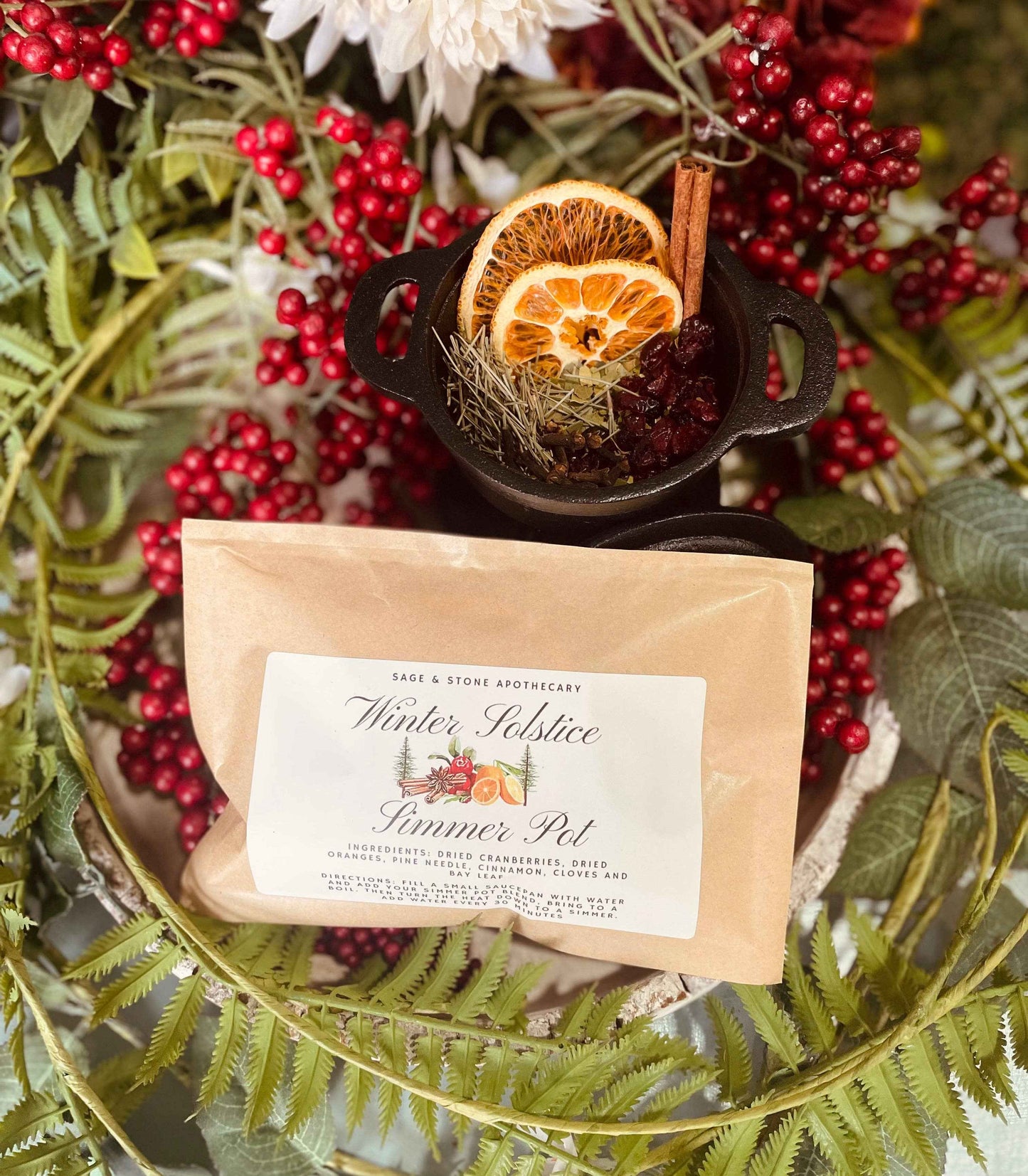 Sage & Stone Apothecary - Winter Solstice Simmer Pot