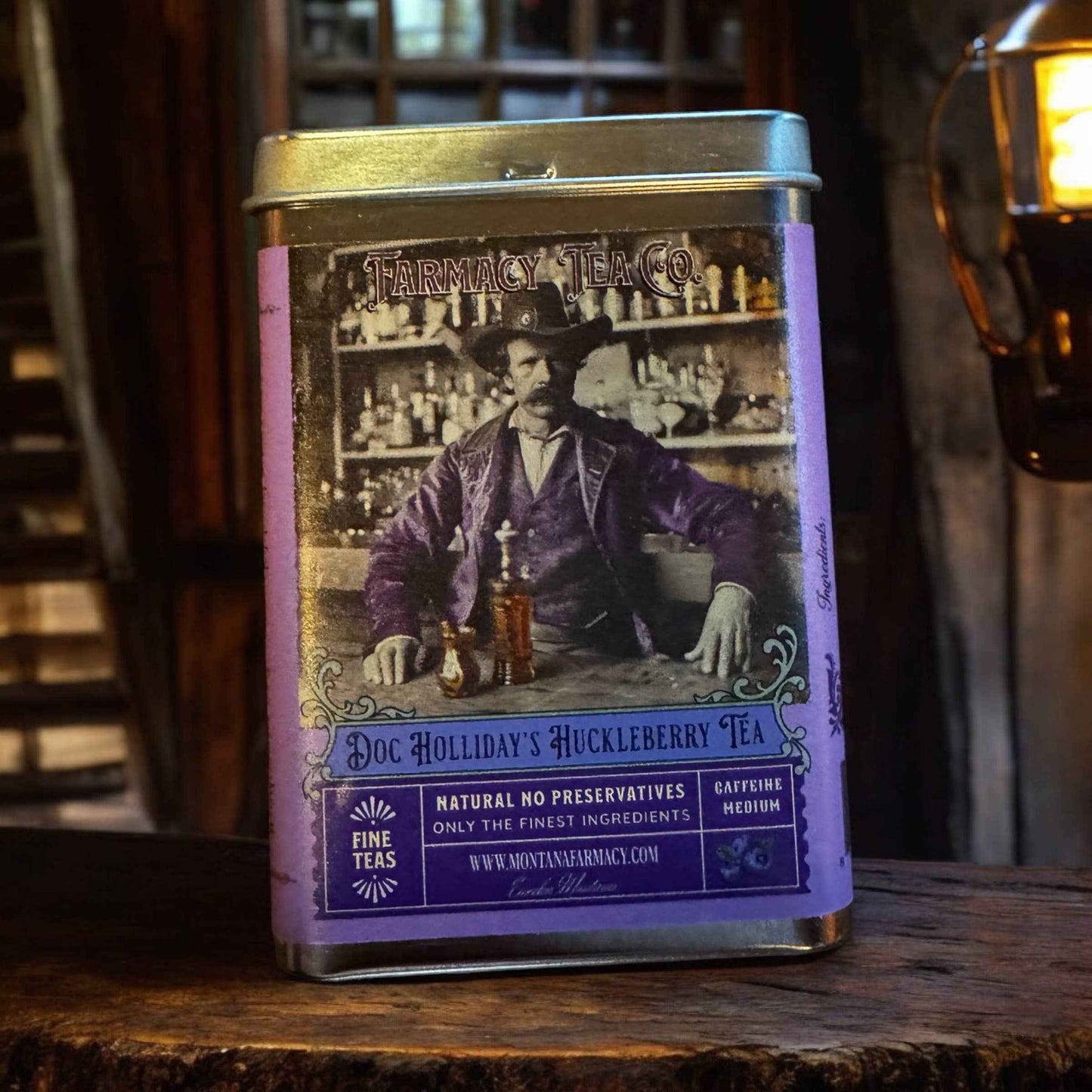 Montana Farmacy - Doc Holliday's Wild West Huckleberry Tea Tin
