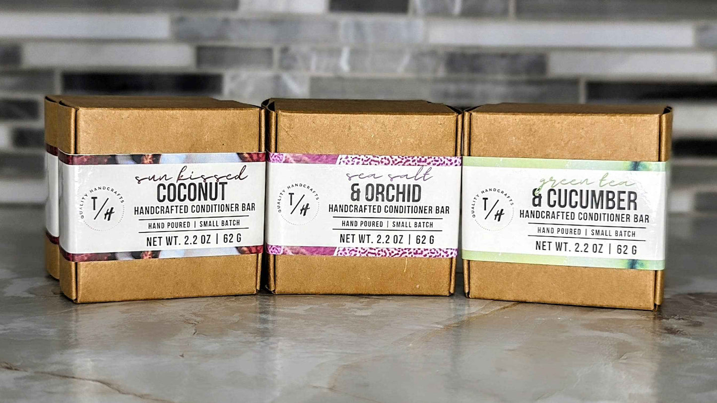 Toliver's Handmade - Solid Conditioner Bar - 1.8 oz - Wholesale or White Label: All Natural Italian Bergamot Neroli / Labeled