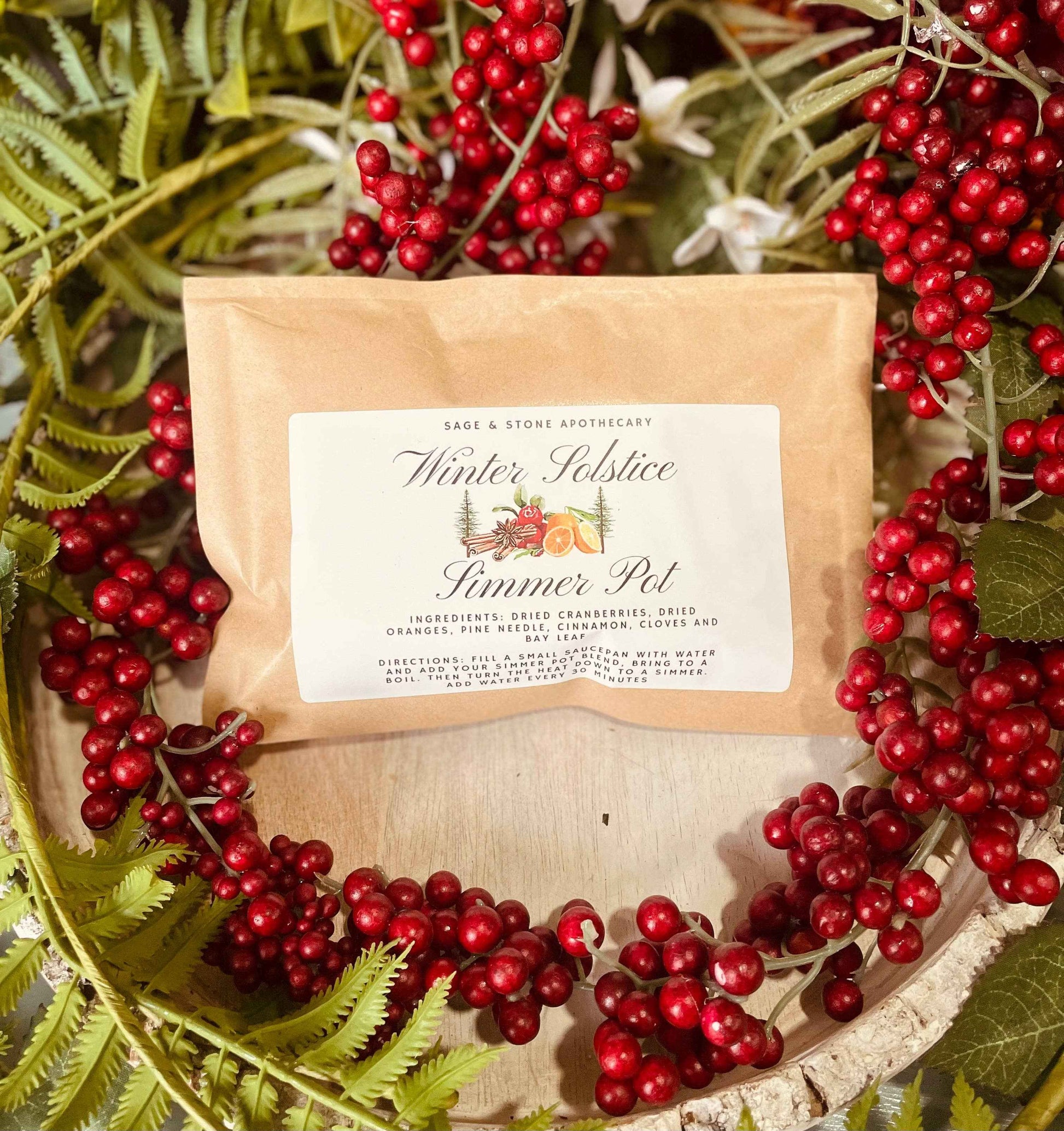 Sage & Stone Apothecary - Winter Solstice Simmer Pot