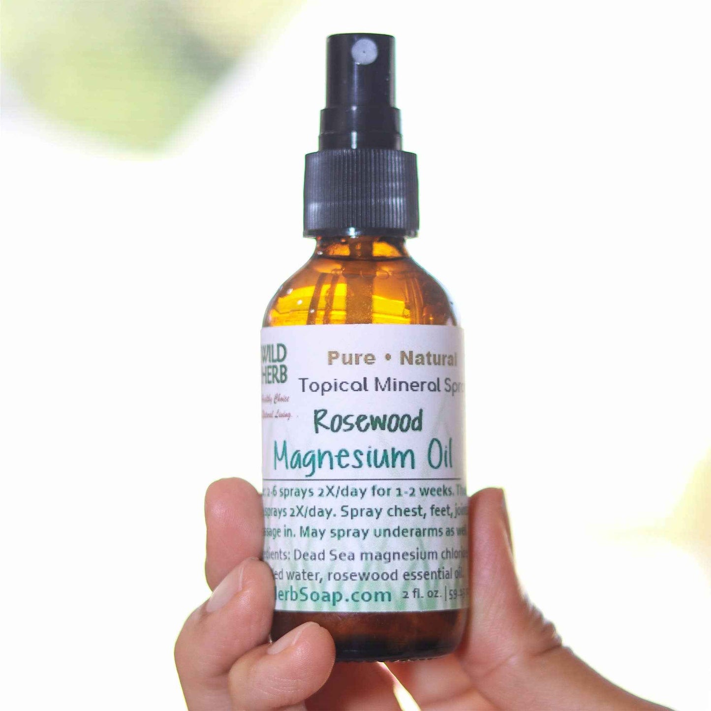 Wild Herb:Magnesium Oil Spray - Rosewood