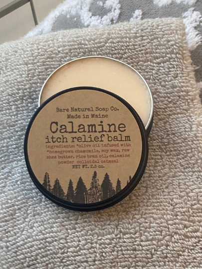 Calamine Anti-Itch Balm | Natural Itch Relief | Bare Natural Soap Co