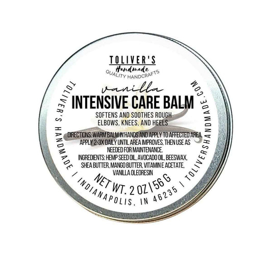 Toliver's Handmade - Intensive Elbow, Knee, & Heel Balm - Wholesale / White Label: Labeled / All Natural Frankincense / 1 oz