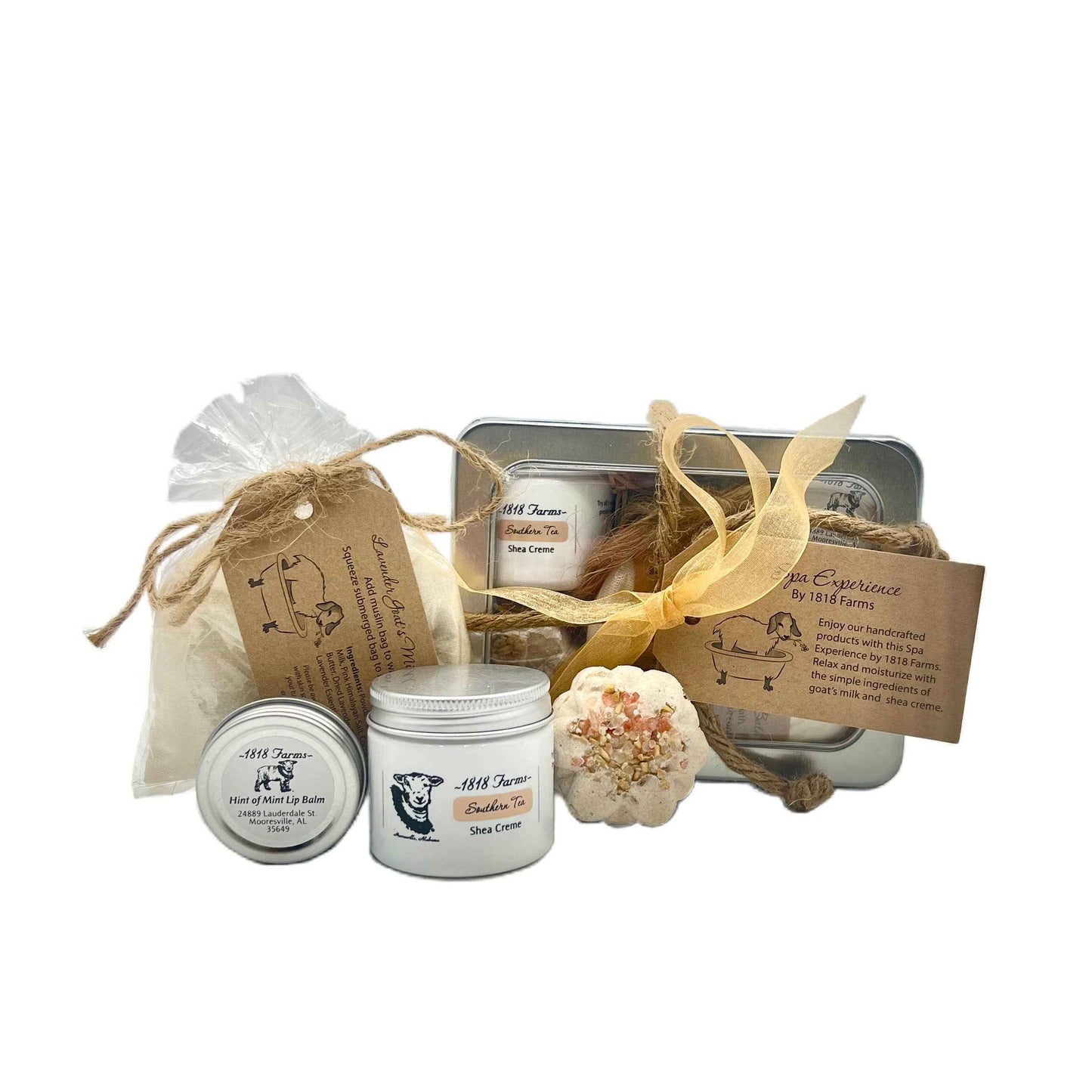 1818 Farms - Skin Softening Spa Experience Tins: Southern Tea