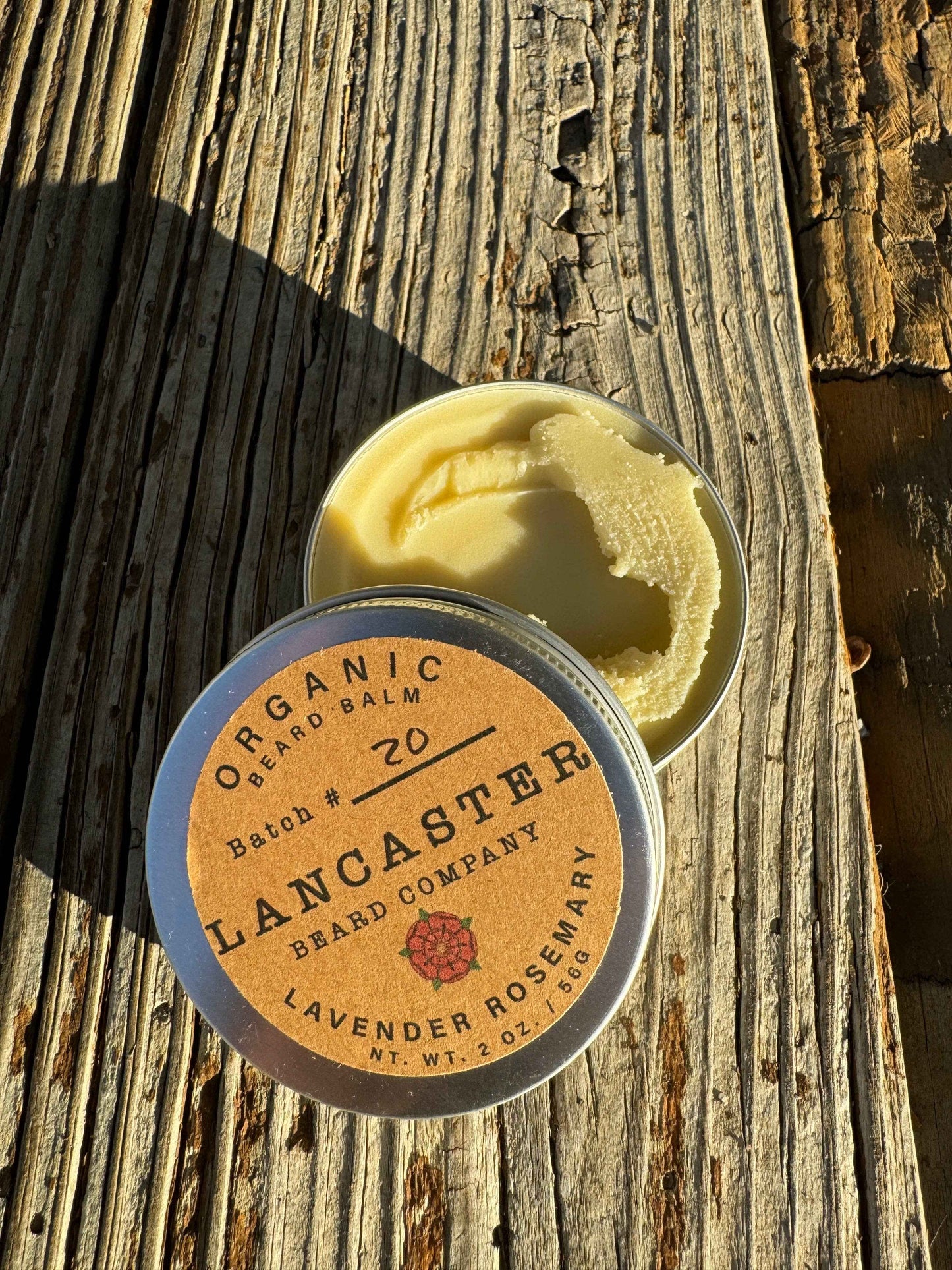 Lancaster Beard Company - Lavender Rosemary Organic Beard Balm: 0.5oz