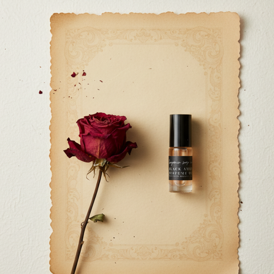 Mini Perfume Oil: Geranium rose - 3 Feathers Design and Graphics & 3 Feathers Mercantile