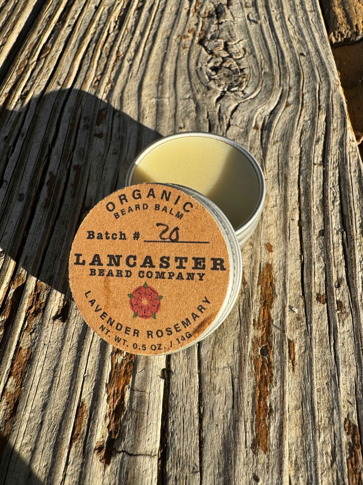 Lancaster Beard Company - Lavender Rosemary Organic Beard Balm: 0.5oz