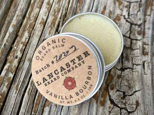 Lancaster Beard Company - Vanilla Bourbon Organic Beard Balm: 0.5 Oz