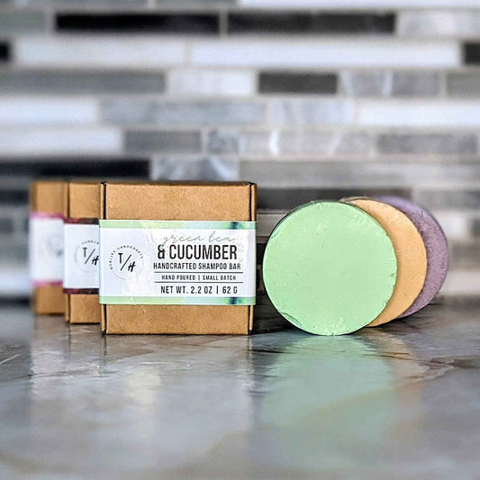 Toliver's Handmade - Solid Shampoo Bar - 2 oz - Wholesale or White Label: Labeled / All Natural Rosemary Melon