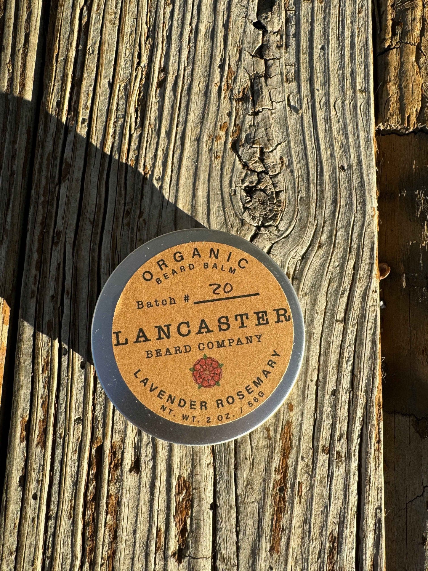Lancaster Beard Company - Lavender Rosemary Organic Beard Balm: 0.5oz