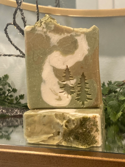 Maine White Pine Soap Bar | Vegan Shea Butter | Bare Natural Soap Co