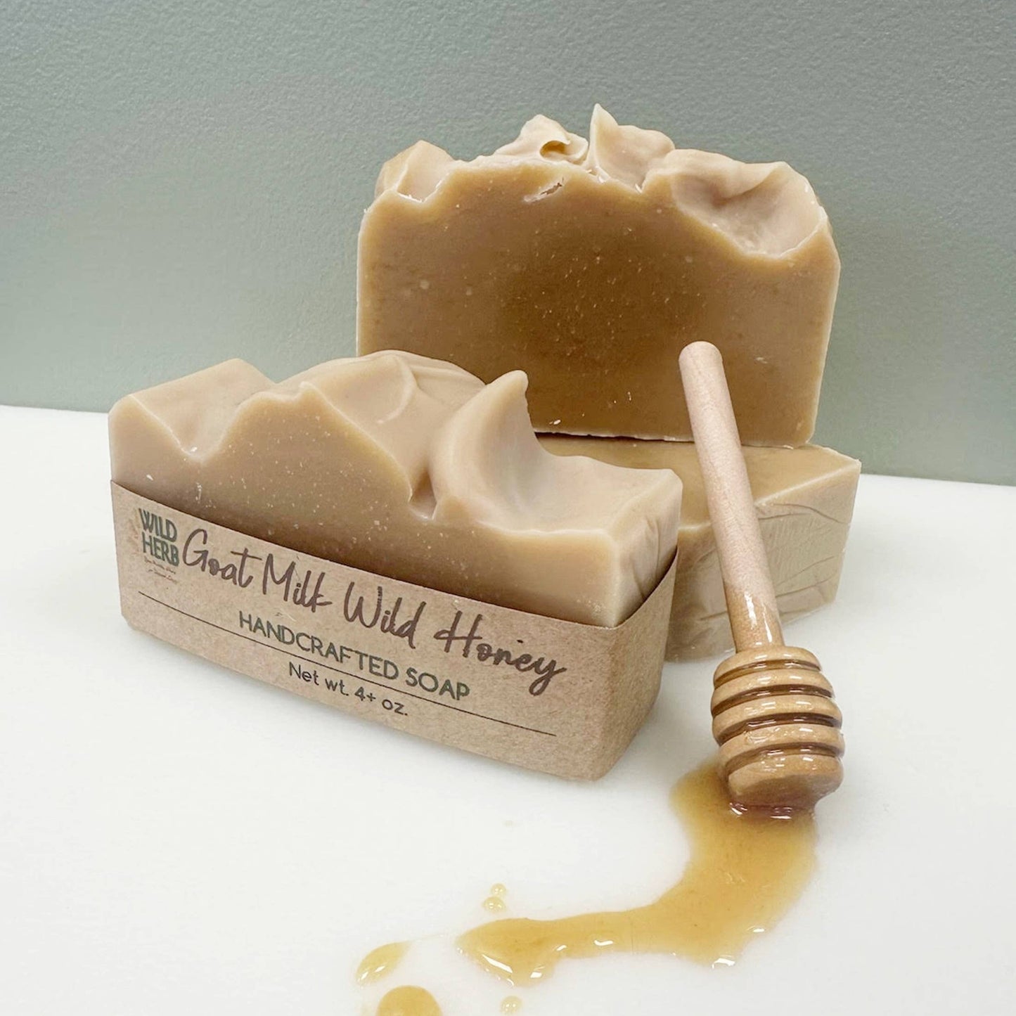 Goat Milk & Honey | Creamy Natural Soap Bar Nut Free Product - 3 Feathers Design and Graphics & 3 Feathers Mercantile