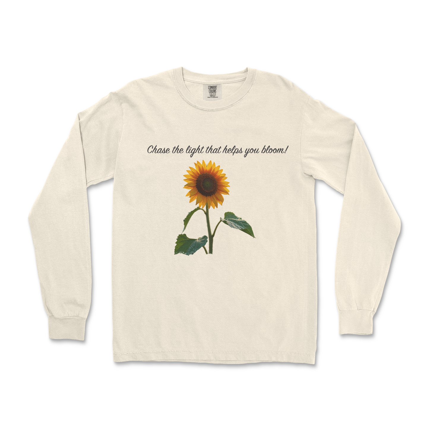 Chase the Light Sunflower Tee - Comfort Colors