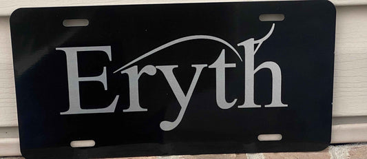 Custom Engraved Metal License Plate Blanks - Aluminum 6x12 inch
