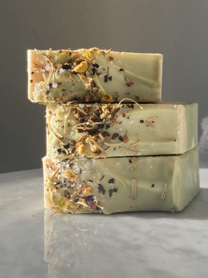 White Sage + Lavender Bar | All-Natural Plant-Based Soap - 3 Feathers Design and Graphics & 3 Feathers Mercantile