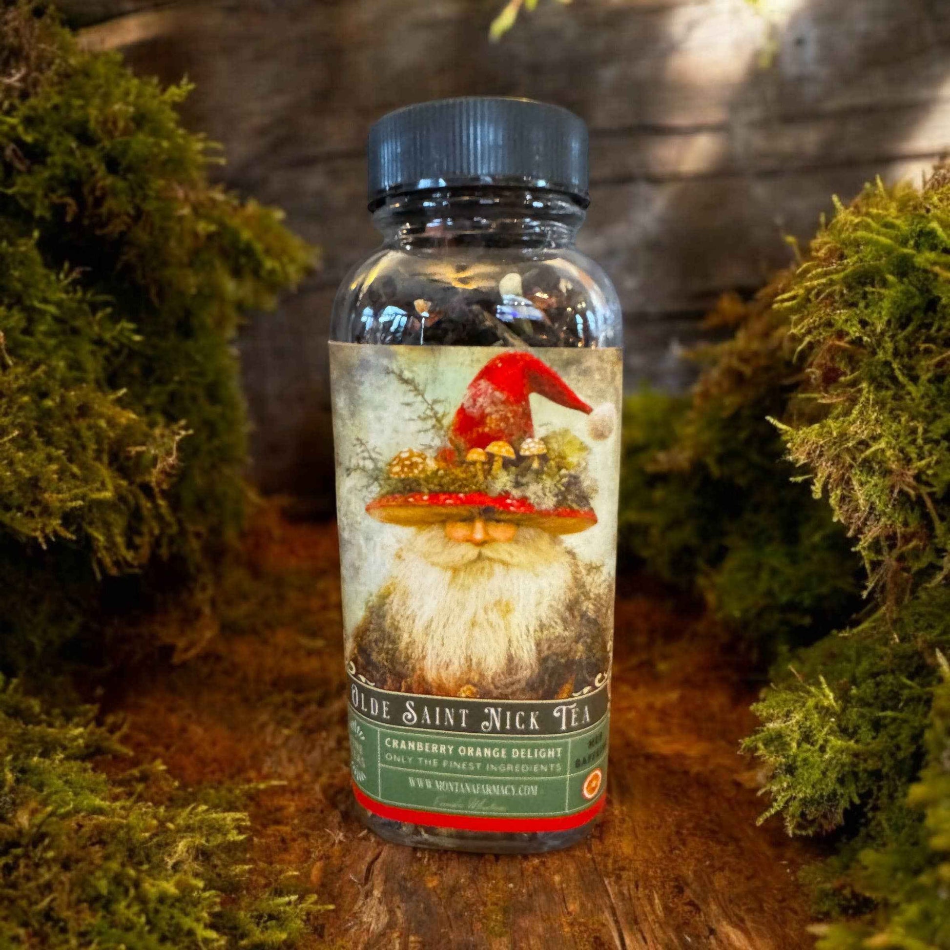 Montana Farmacy - Olde Saint mushroom Nick Vintage Victorian Christmas Tea
