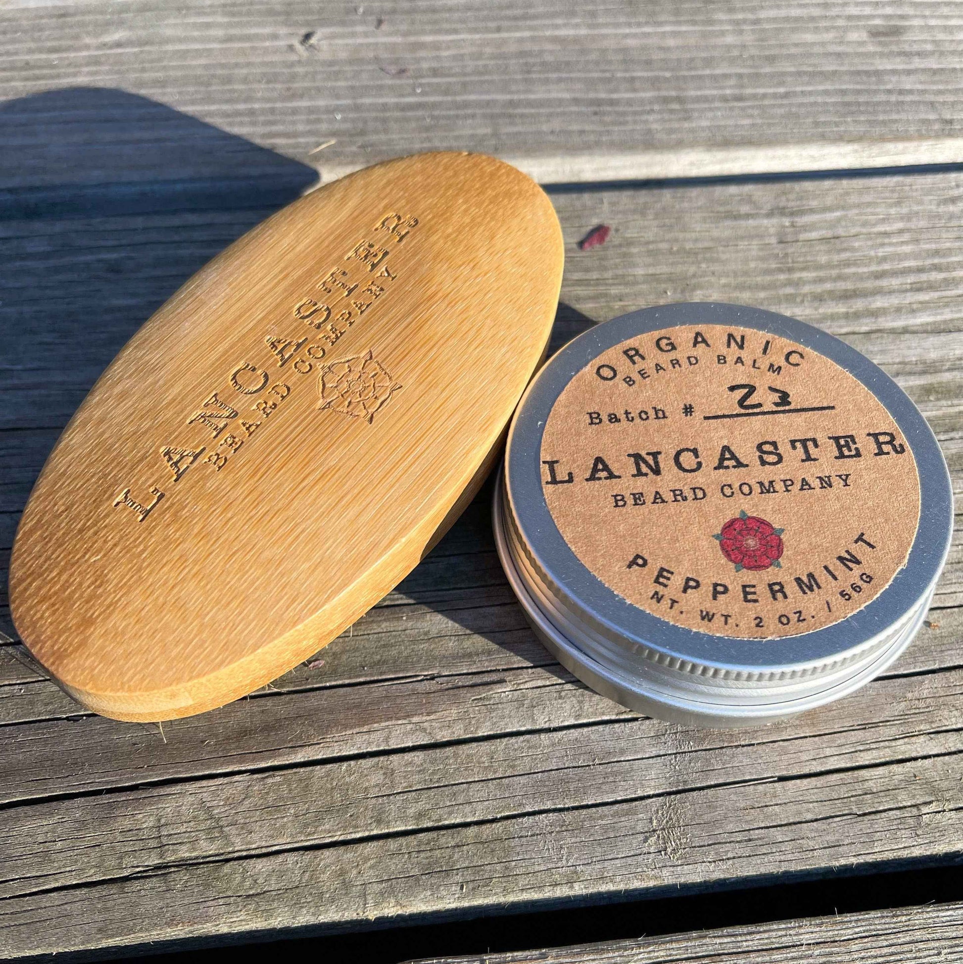 Lancaster Beard Company - Branded Bamboo Beard Brush