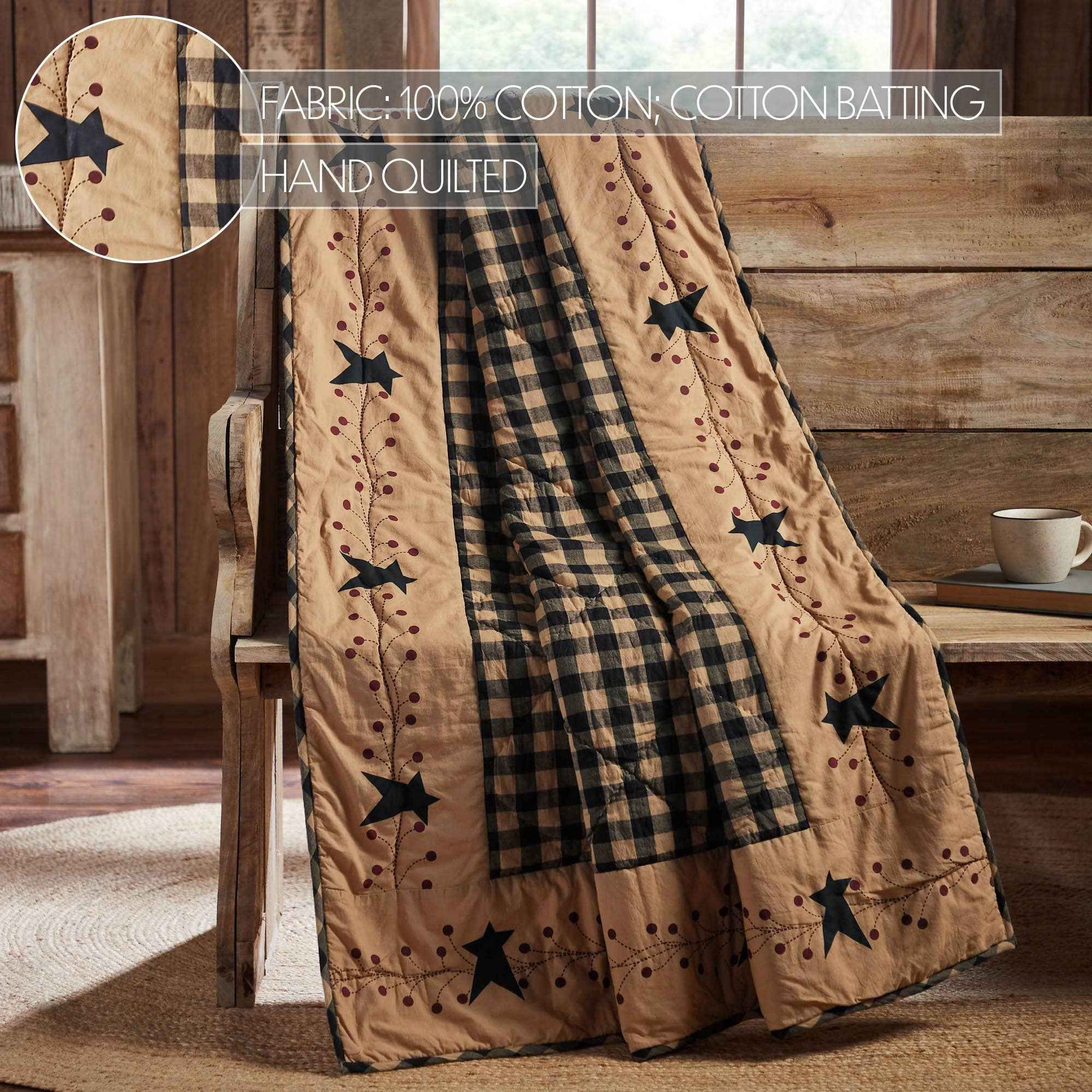 Pip Vinestar Quilted Throw 50x60