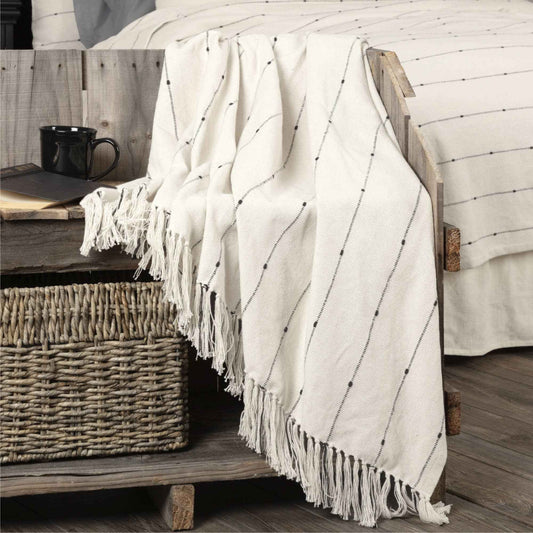 Farmcloth Stripe Throw 70Lx55W