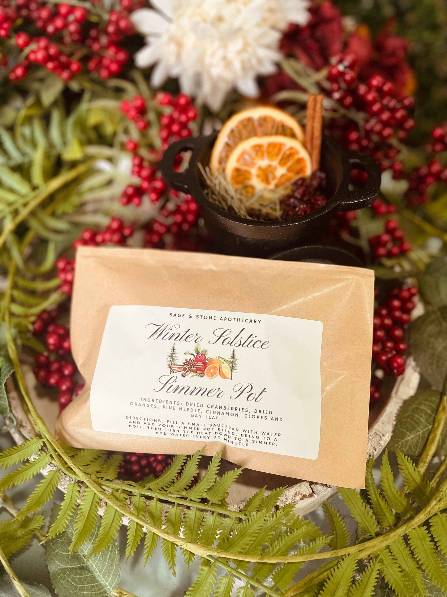 Sage & Stone Apothecary - Winter Solstice Simmer Pot