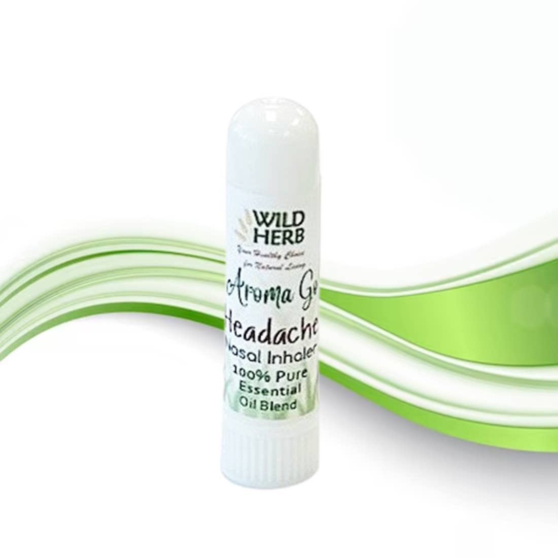 Headache Nasal Inhaler | Pure Essential Oil Aromatherapy - 3 Feathers Design and Graphics & 3 Feathers Mercantile