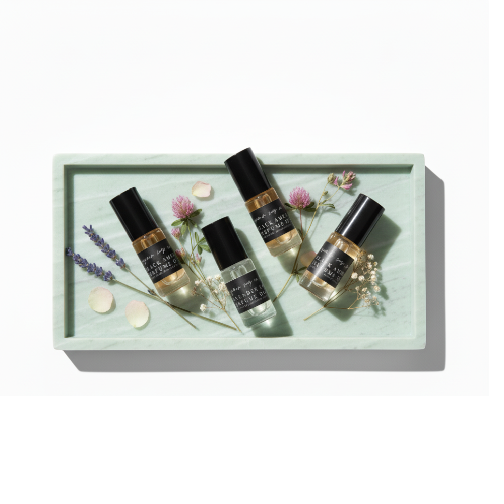 Mini Perfume Oil: White jasmine - 3 Feathers Design and Graphics & 3 Feathers Mercantile
