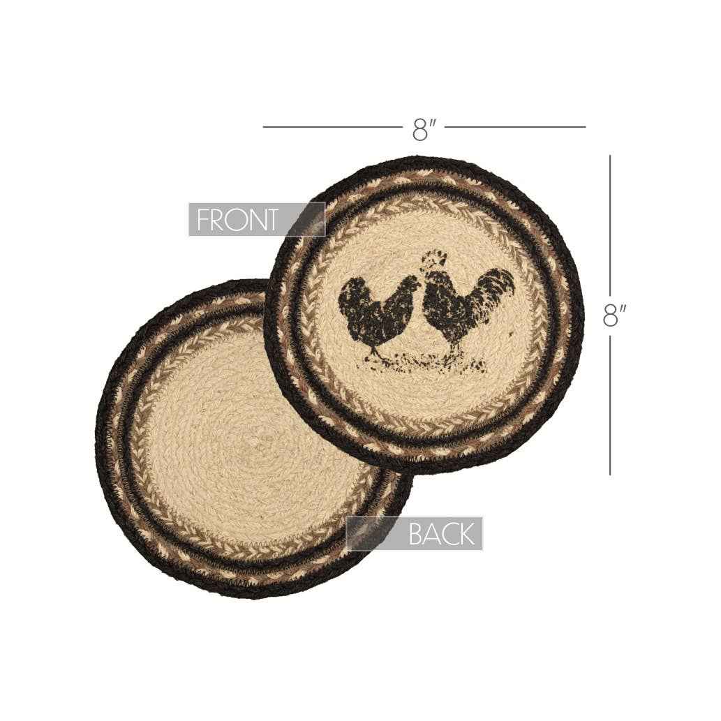 Sawyer Mill Charcoal Poultry Jute Trivet