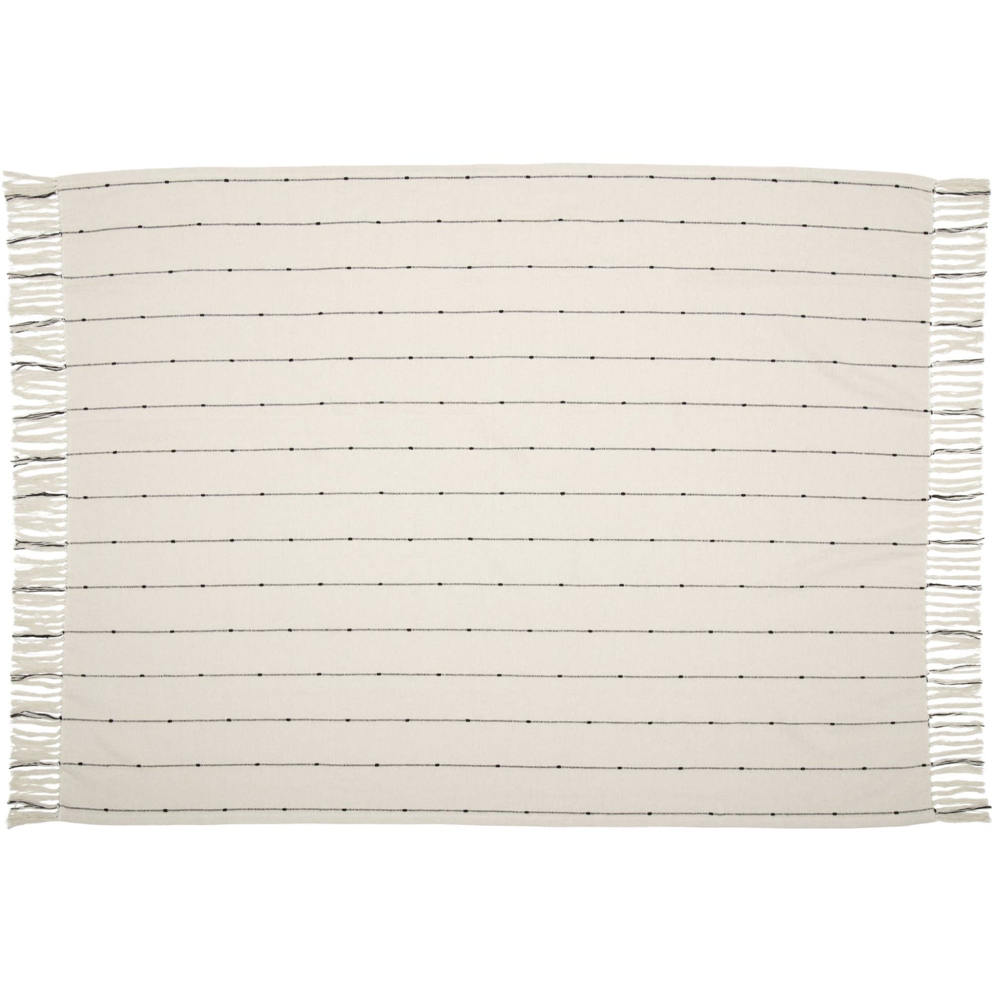 Farmcloth Stripe Throw 70Lx55W - 3 Feathers Design and Graphics & 3 Feathers Mercantile
