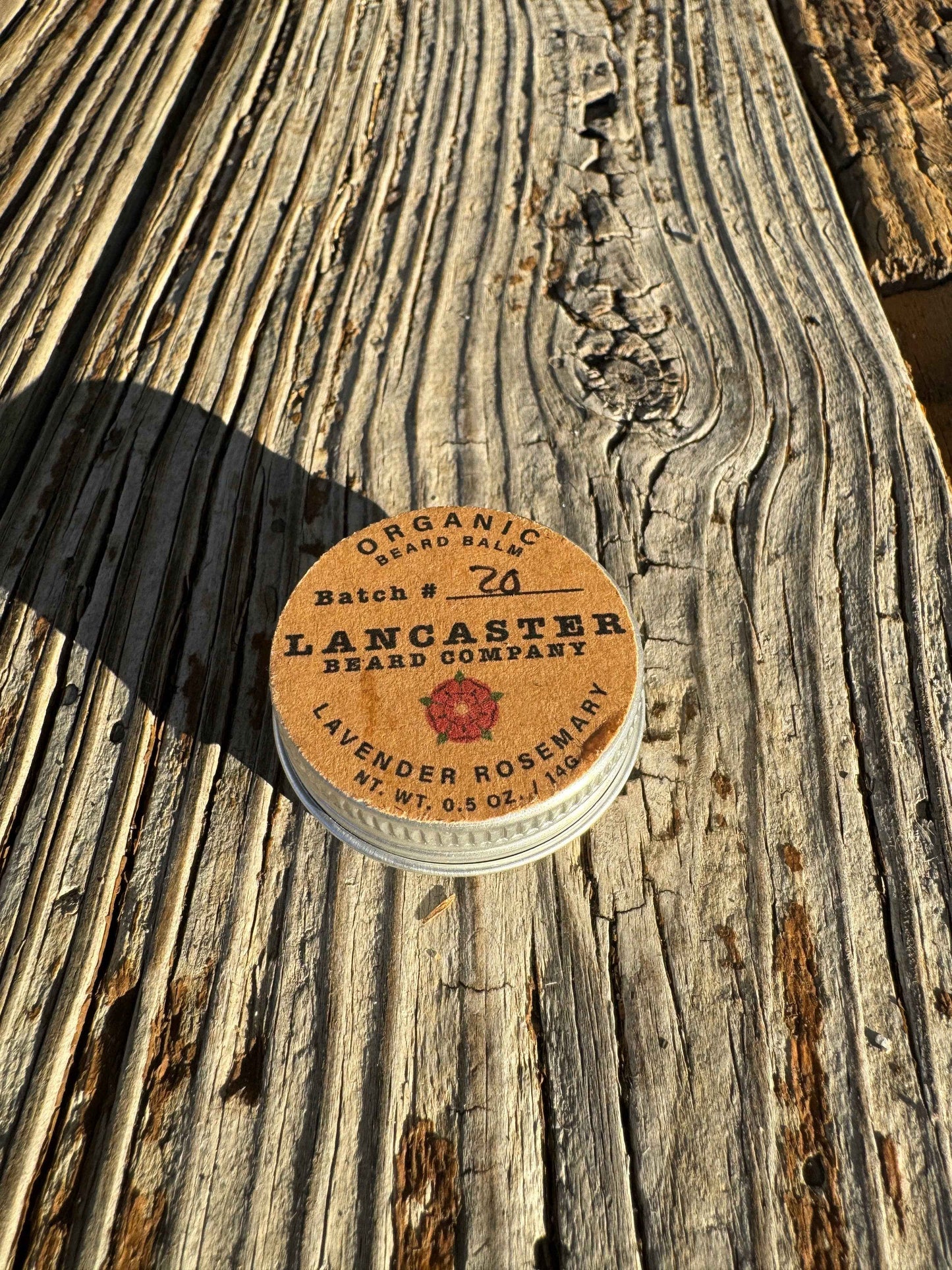 Lancaster Beard Company - Lavender Rosemary Organic Beard Balm: 0.5oz