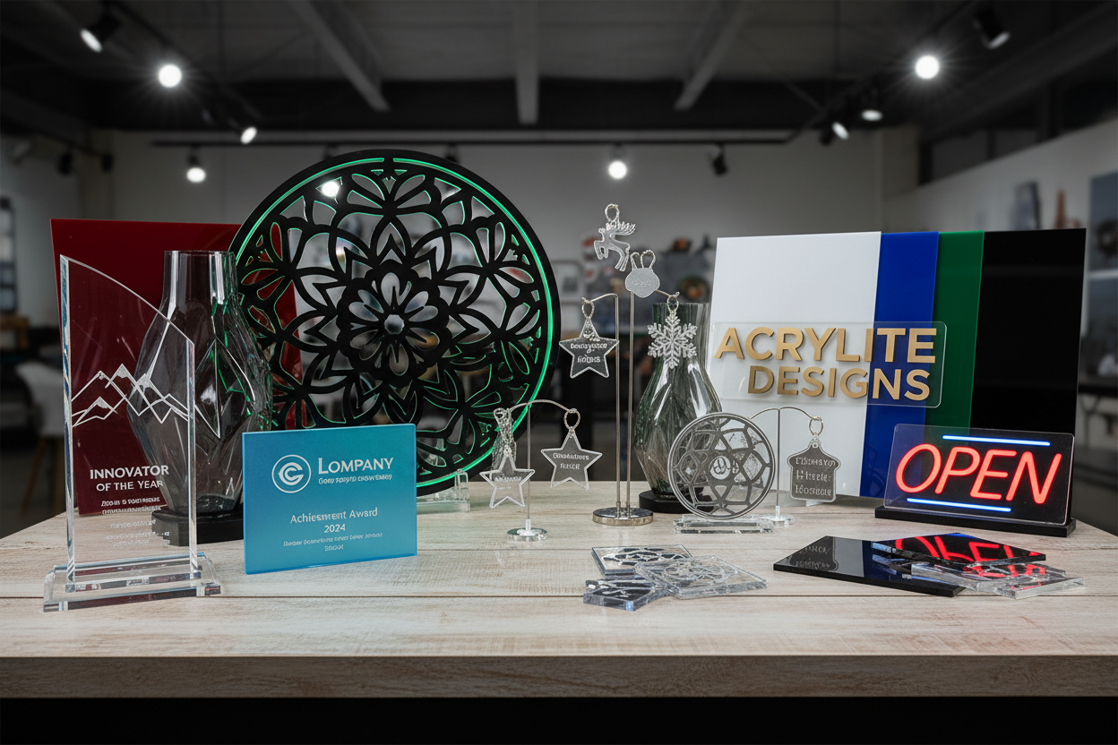 Laser-Cut Acrylic Products