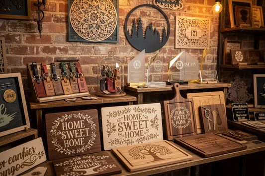 Laser-Cut and Engraved Products Collection